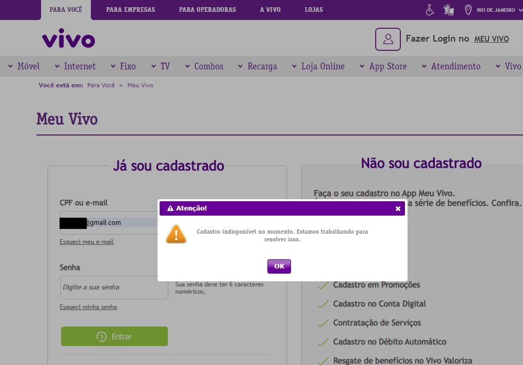 Comprovante de titularidade vivo - pré-pago e pós-pago e controle